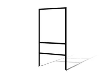 18"w x 24"h Metal Frame (Vertical)